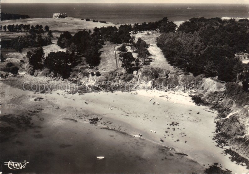 Saint Briac sur mer la crique de la Petite Salinette en 1953