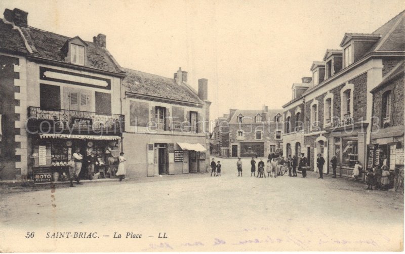 Saint Briac sur mer place du centre avant 1936