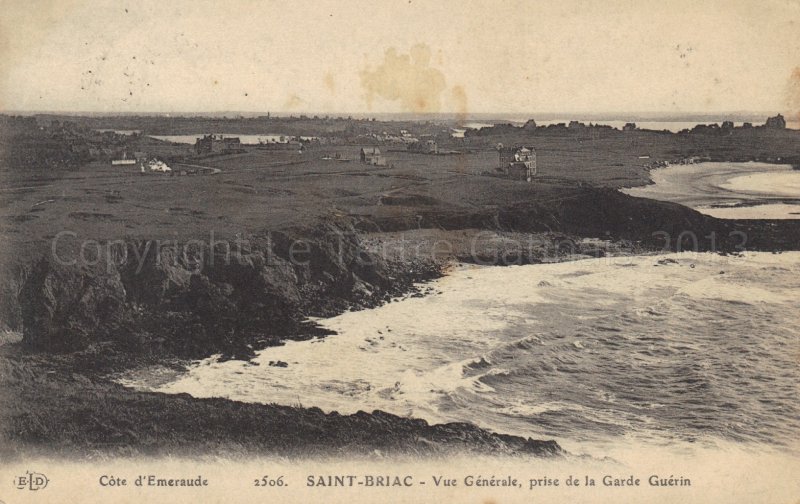 Saint Briac sur mer vue du haut de la Garde Guerin